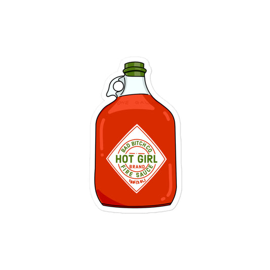 HOT GIRL SAUCE stickers
