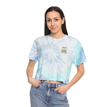 FEMINIST JUICE tie dye crop top