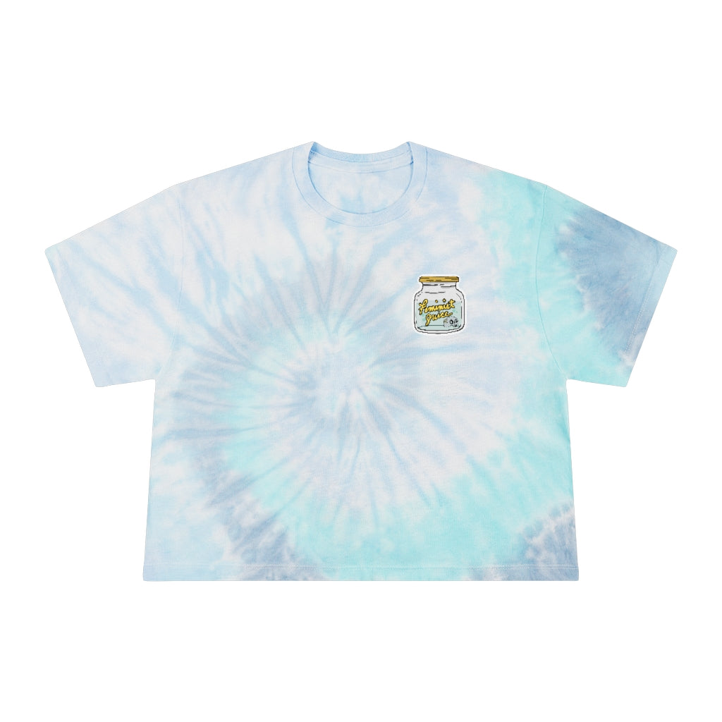 FEMINIST JUICE tie dye crop top