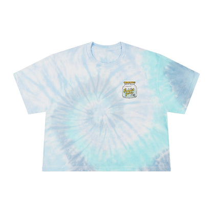 FEMINIST JUICE tie dye crop top