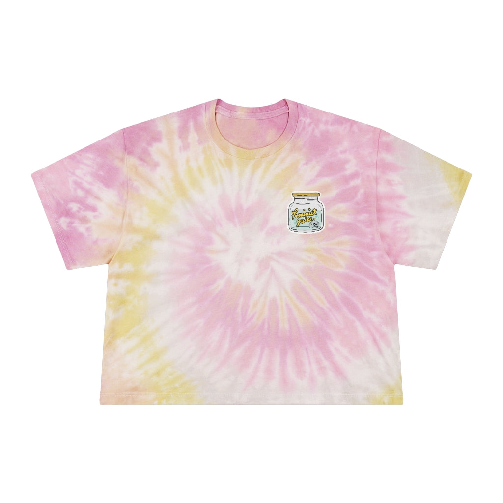 FEMINIST JUICE tie dye crop top