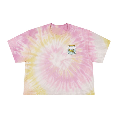 FEMINIST JUICE tie dye crop top
