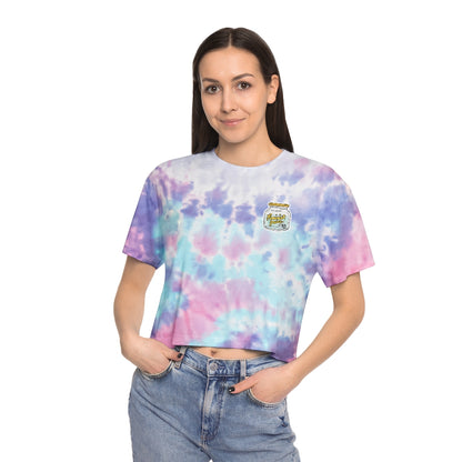 FEMINIST JUICE tie dye crop top