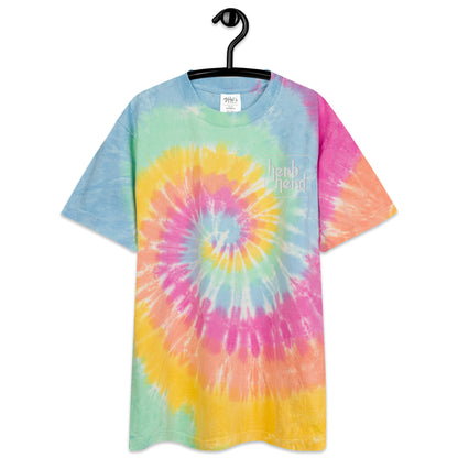 HERB NERD oversized tie-dye t-shirt